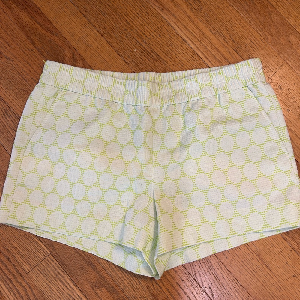 J. Crew Light Green Patterned Women's Shorts
